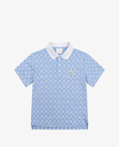 MLB - Áo polo ngắn tay Monogram All Over Pique 