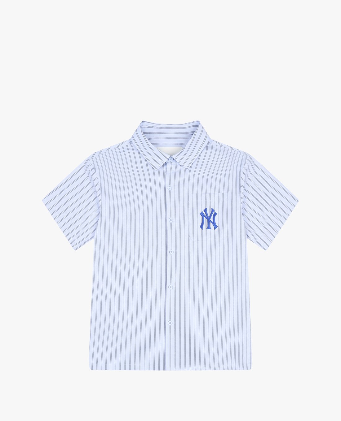 MLB - Áo sơ mi ngắn tay kẻ sọc thời trang Pride Tag