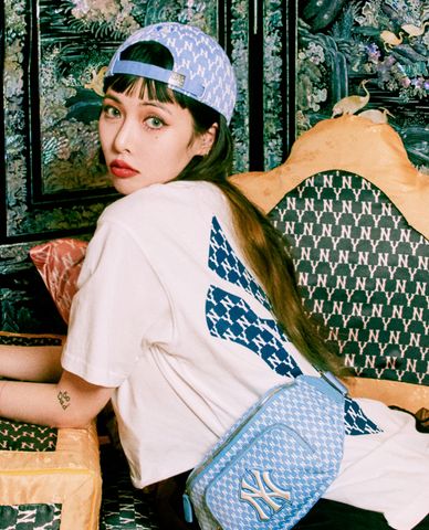  MLB - Nón bóng chày Pastel Monogram 