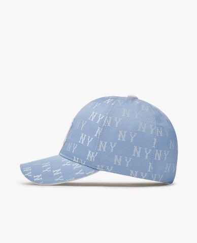  MLB - Nón bóng chày unisex Classic Jacquard Monogram Structured 