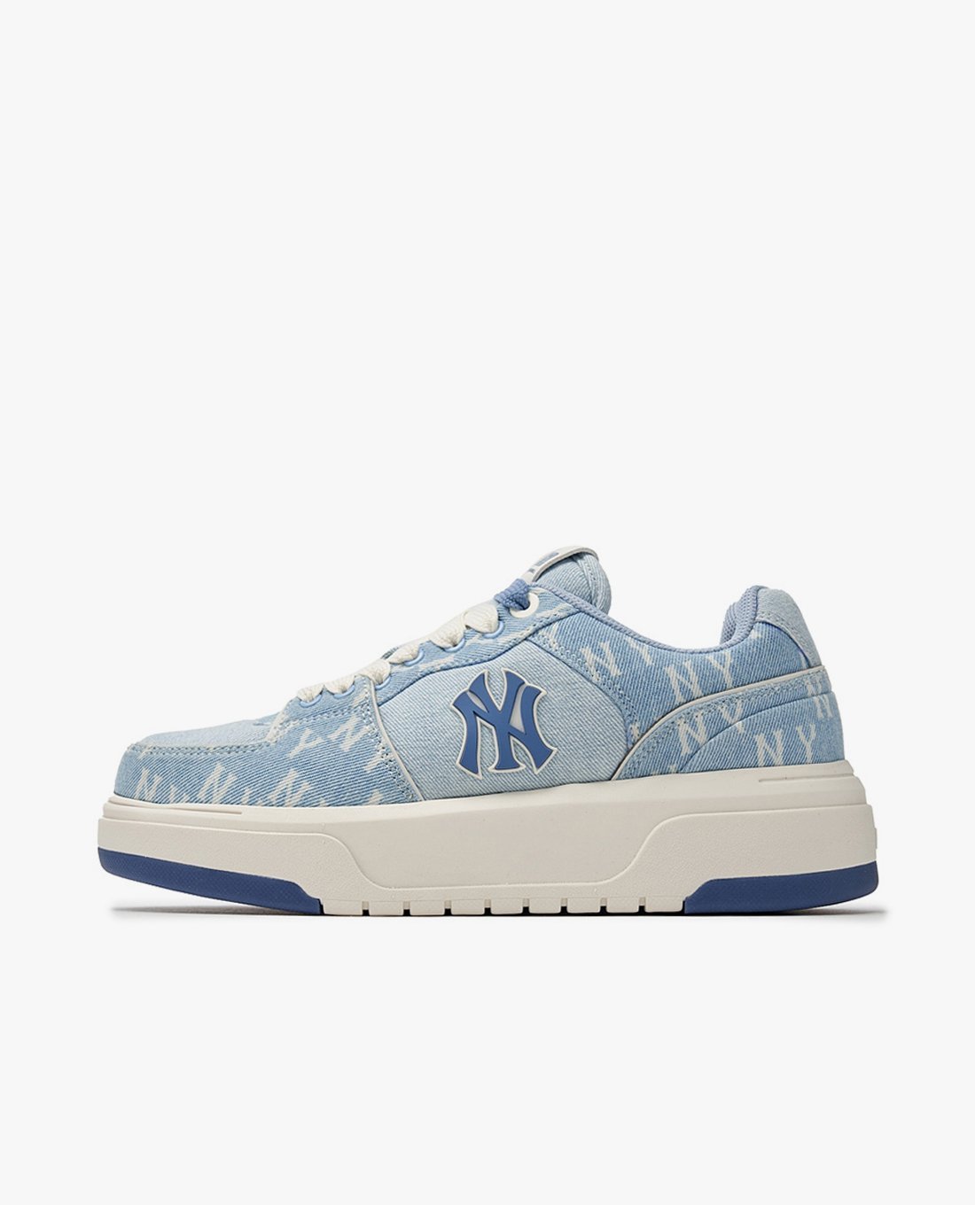MLB - Giày sneakers unisex cổ thấp Chunky Liner Denim Classic Mono