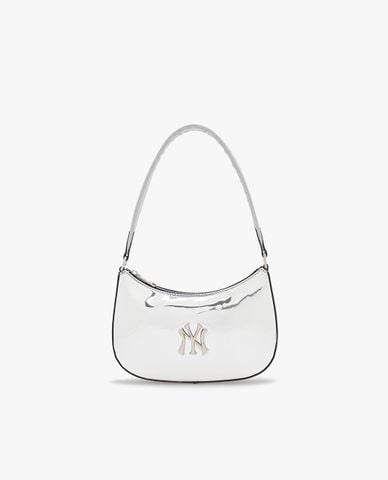  MLB - Túi đeo vai nữ Basic Silver 