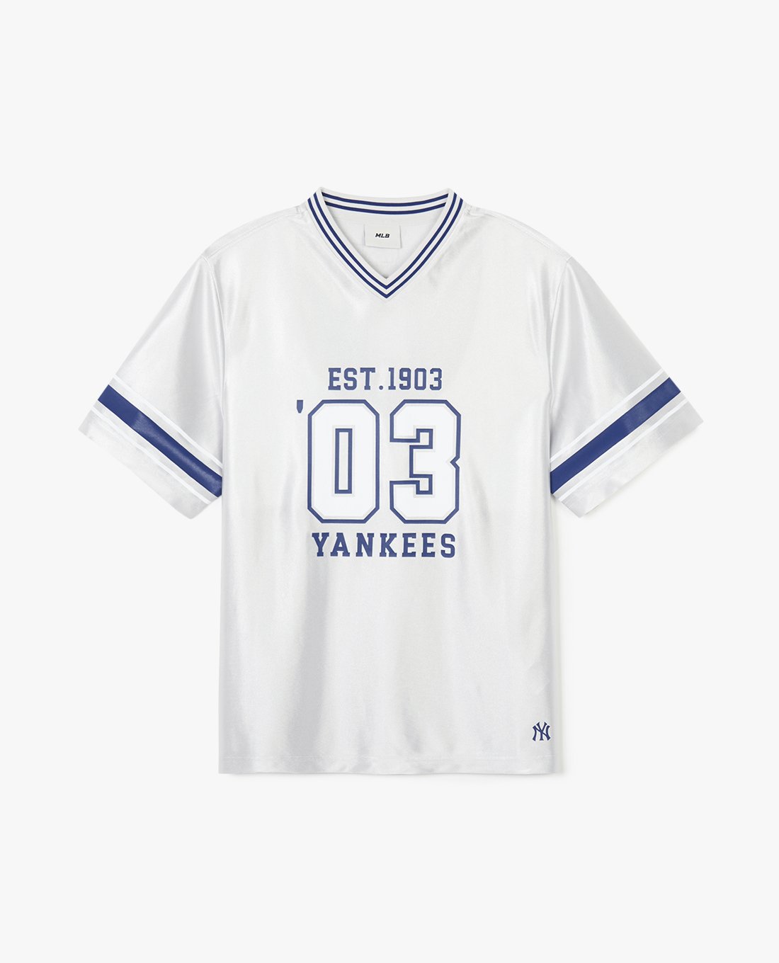 MLB - Áo thun unisex cổ V tay ngắn Varsity Soccer Jersey