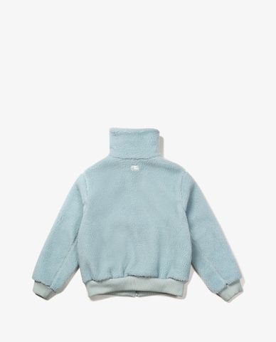  MLB - Áo khoác lông nữ cổ cao tay dài Fleece 