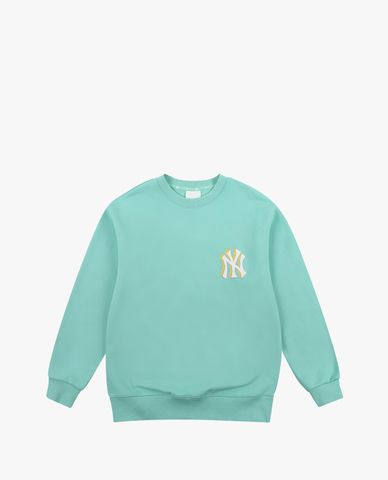  MLB - Áo sweatshirt tay dài cổ tròn LIKE Popcorn 