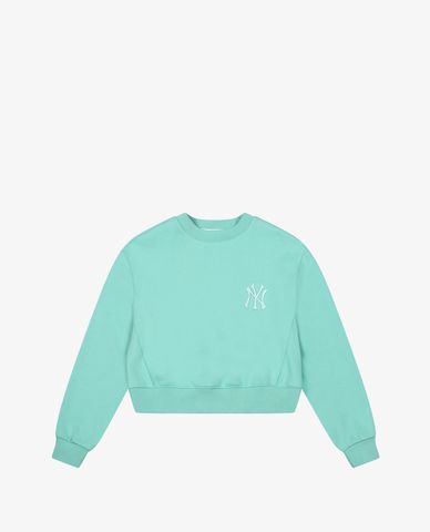  MLB - Áo sweatshirt nữ phom croptop Basic Logo 