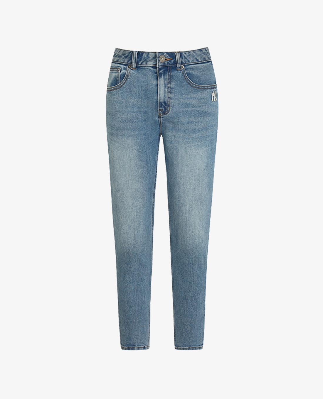 MLB - Quần jeans nữ Logo Embroidery Slim Fit