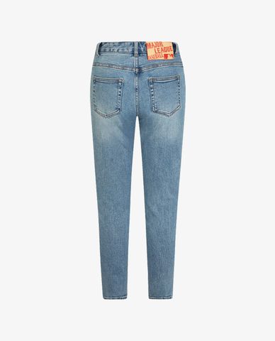  MLB - Quần jeans nữ Logo Embroidery Slim Fit 