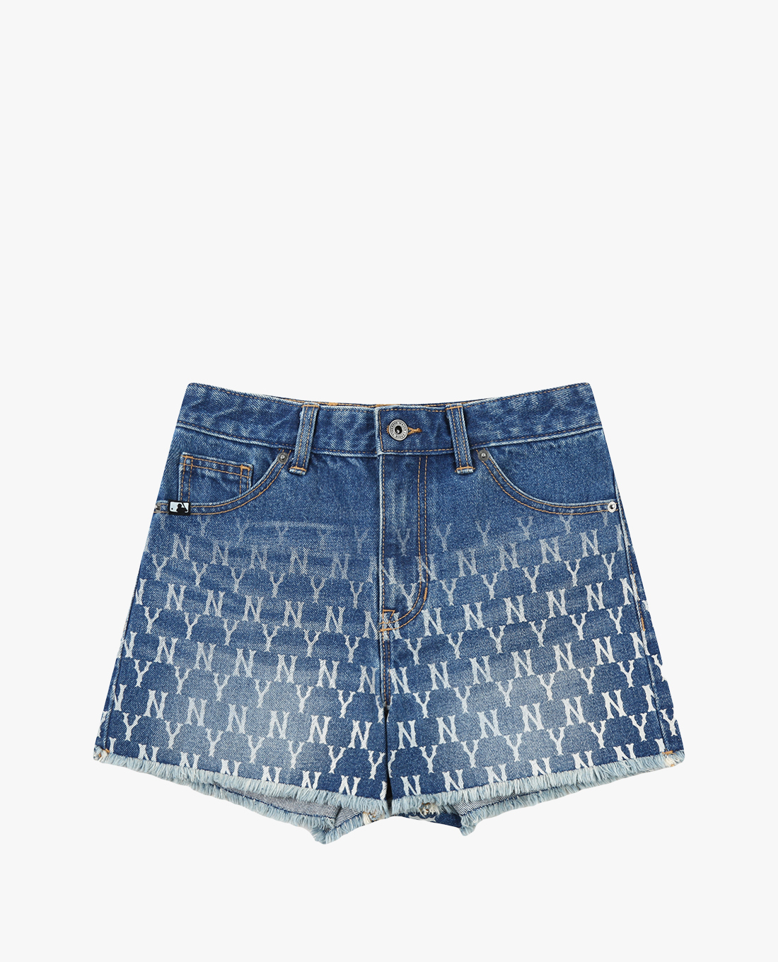 MLB - Quần shorts nữ denim Gradation Monogram