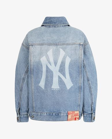  MLB - Áo khoác denim unisex New York Yankees 