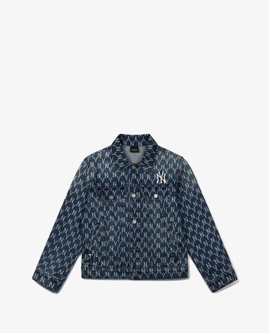  MLB - Áo khoác denim unisex Monogram Woven 