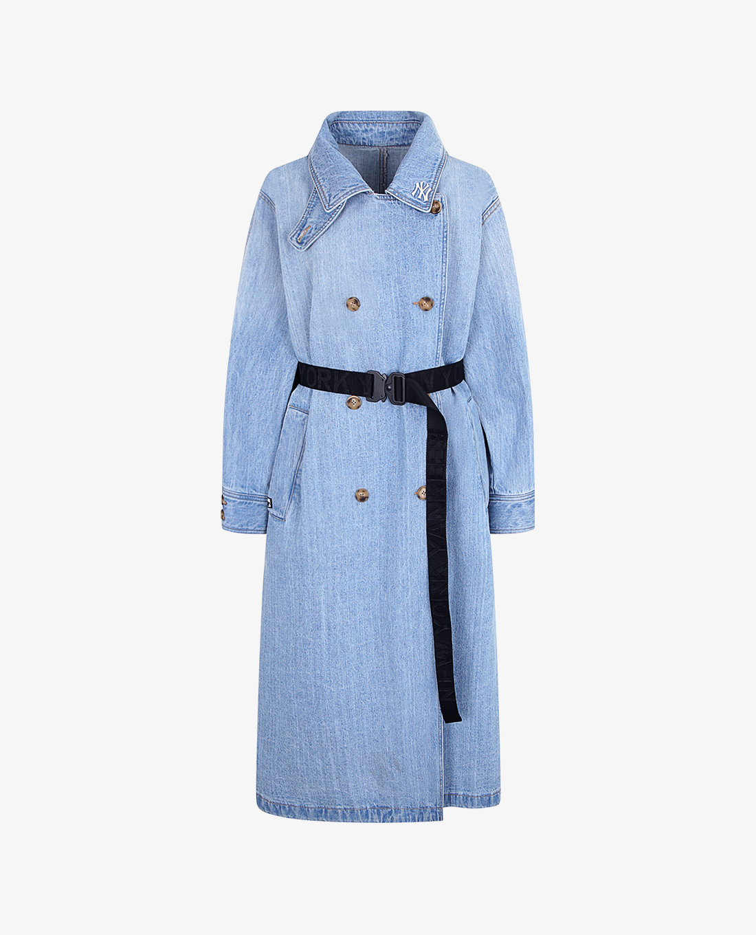 MLB - Áo măng tô nữ Denim Over Fit