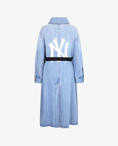  MLB - Áo măng tô nữ Denim Over Fit 