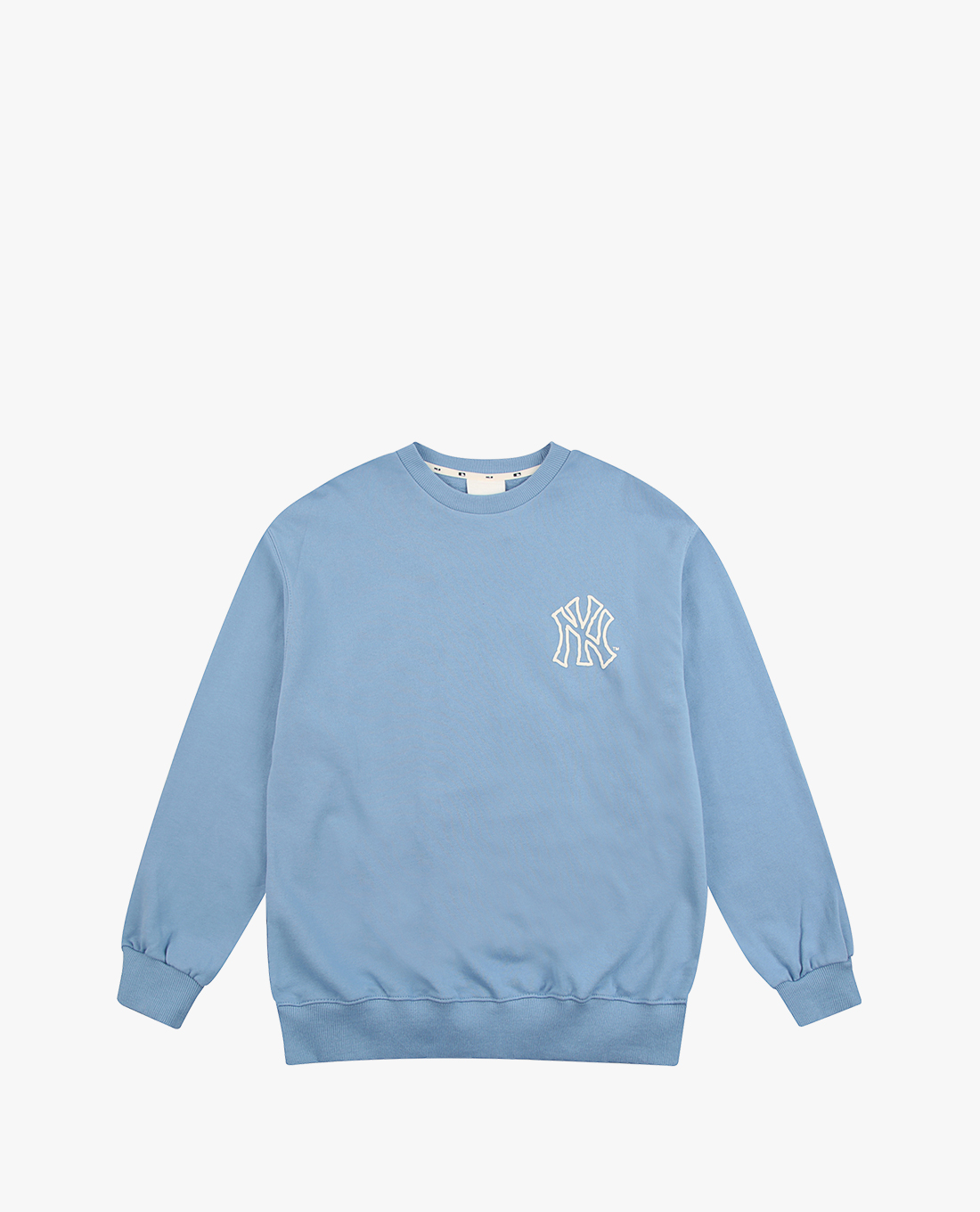 MLB - Áo sweatshirt tay dài cổ tròn Yankees Lucky Pig Popcorn