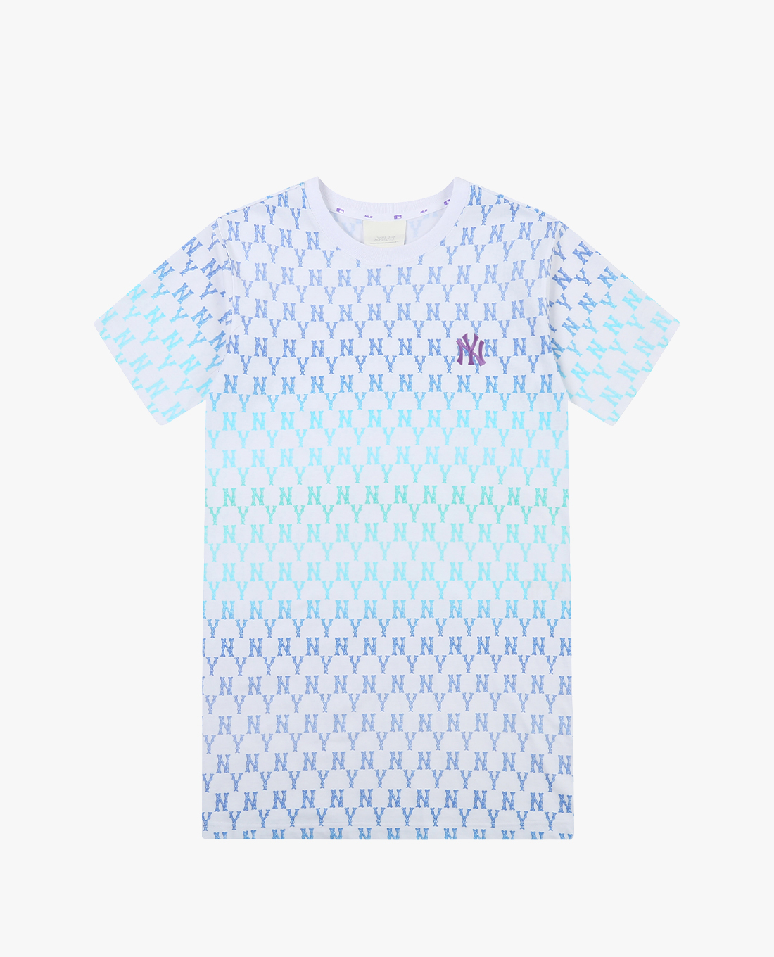 MLB - Đầm mini phom suông tay ngắn Monogram