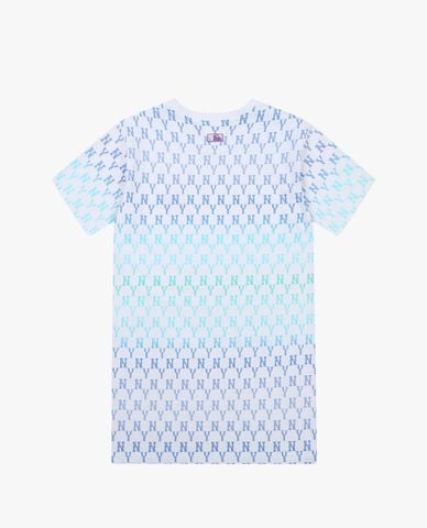  MLB - Đầm mini phom suông tay ngắn Monogram 