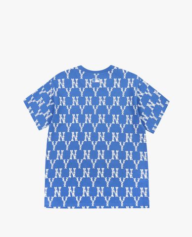  MLB - Áo thun cổ tròn ngắn tay Monogram Mix Pocket 