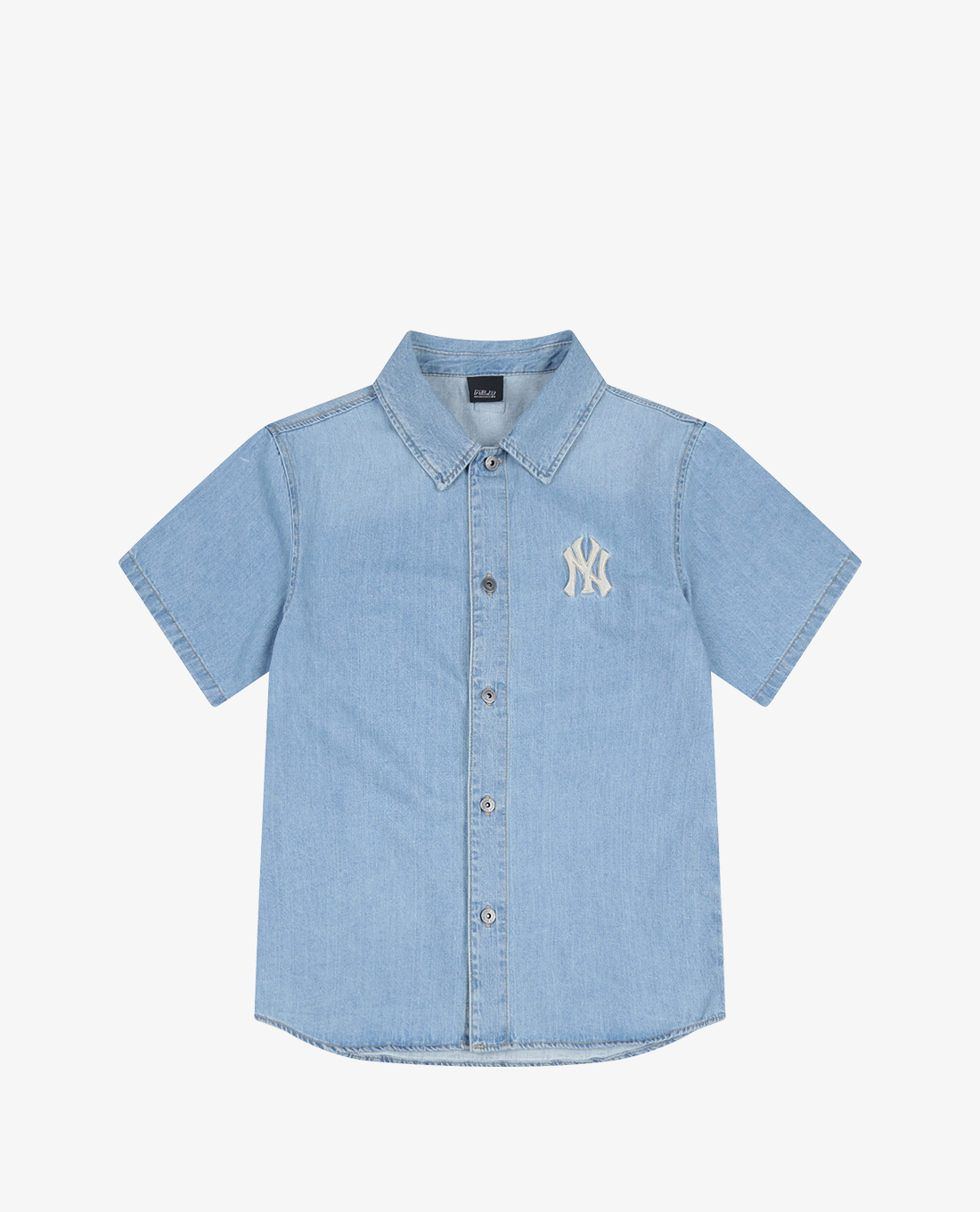 MLB - Áo sơ mi denim tay ngắn Basic Logo