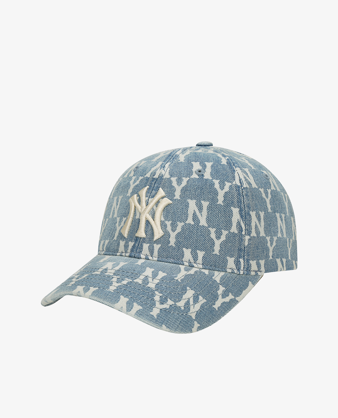 MLB - Nón bóng chày thời trang Monogram Denim
