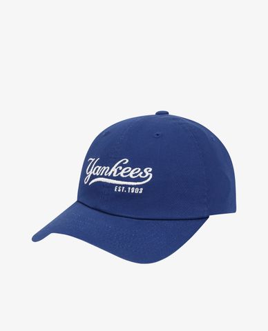  MLB - Nón bóng chày thời trang Cursive 