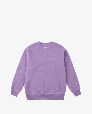  MLB - Áo sweatshirt phom suông tay dài Fleece Basic Logo Overfit 