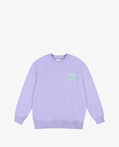  MLB - Áo sweatshirt tay dài cổ tròn PLAY Pixel Logo 