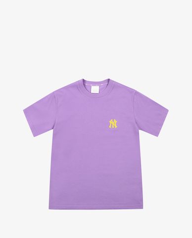  MLB - Áo thun cổ tròn ngắn tay Basic Logo 