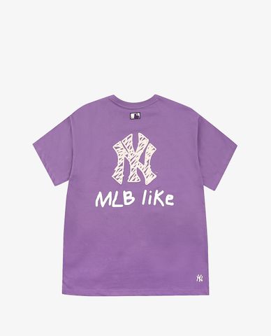  MLB - Áo thun tay ngắn năng động New York Yankees 