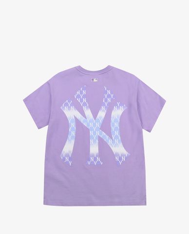  MLB - Áo thun cổ tròn ngắn tay Monogram Gradient Big Logo 