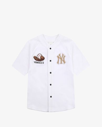  MLB - Áo thun bóng chày cổ V PLAY Baseball 