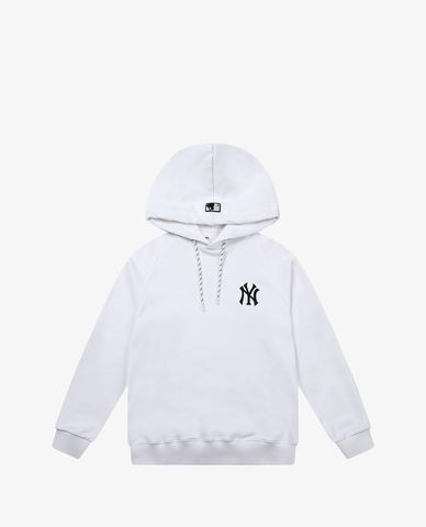  MLB - Áo hoodie tay dài phối mũ thời trang Symbol Overfit 