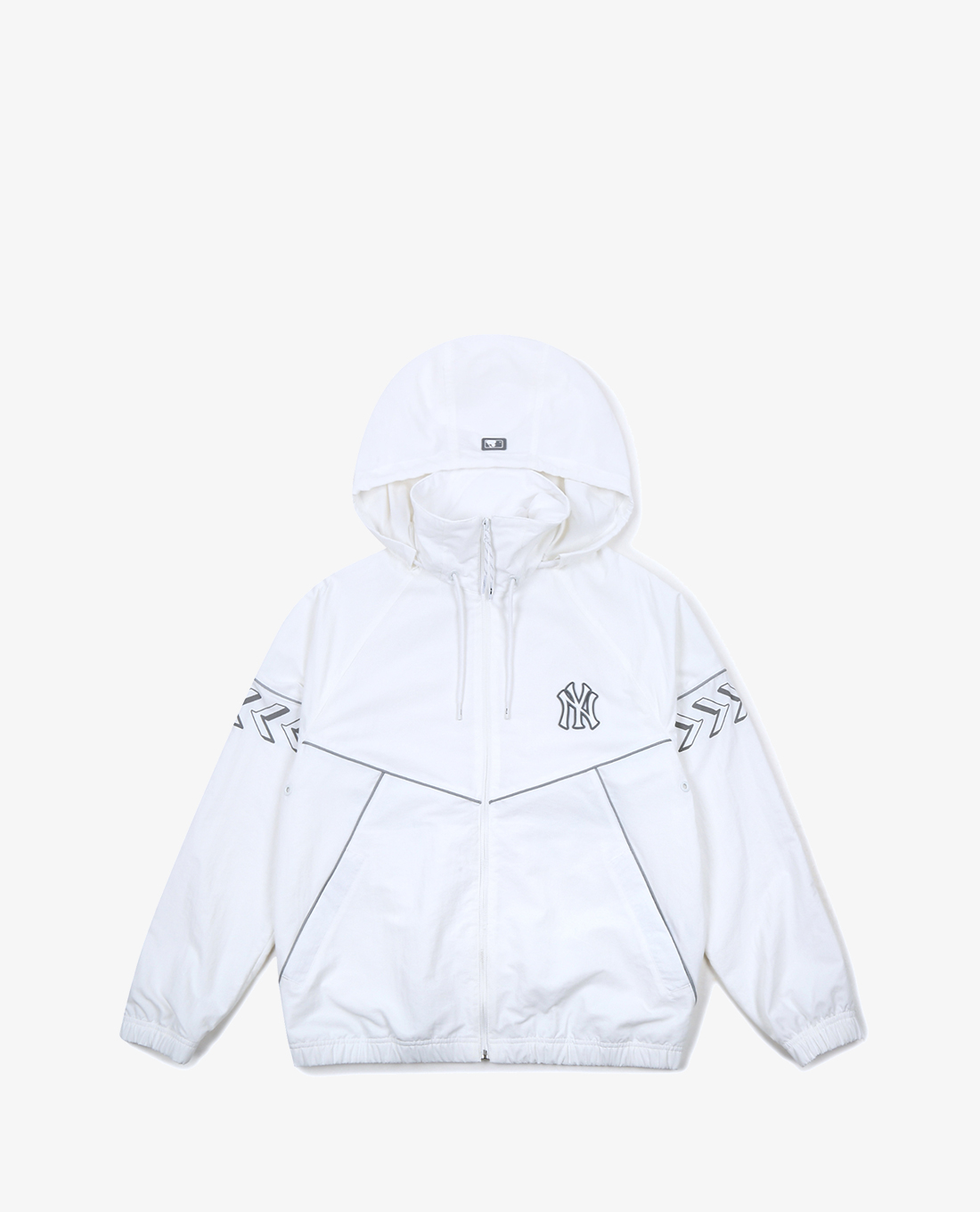 MLB - Áo khoác kiểu tay dài phối mũ trùm Seamball Hidden