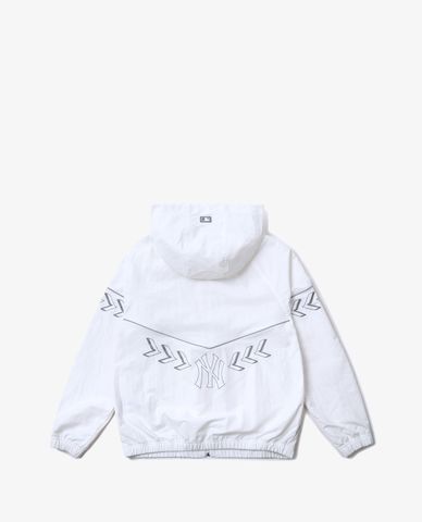  MLB - Áo khoác kiểu tay dài phối mũ trùm Seamball Hidden 