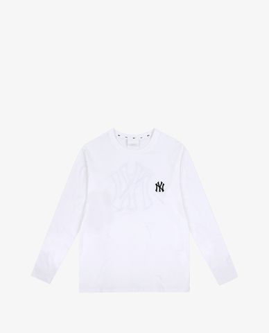  MLB - Áo thun tay dài New York Yankees Popping Big Logo 