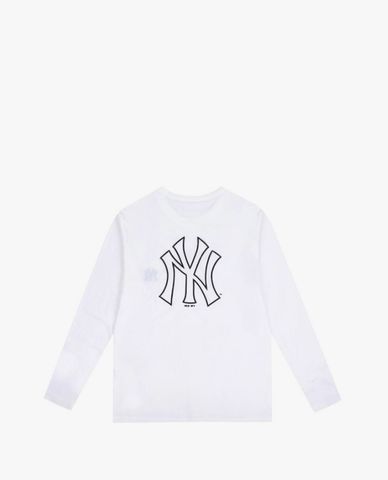  MLB - Áo thun tay dài New York Yankees Popping Big Logo 