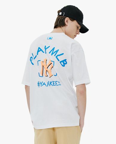  MLB - Áo thun cổ tròn tay ngắn PLAY MLB 