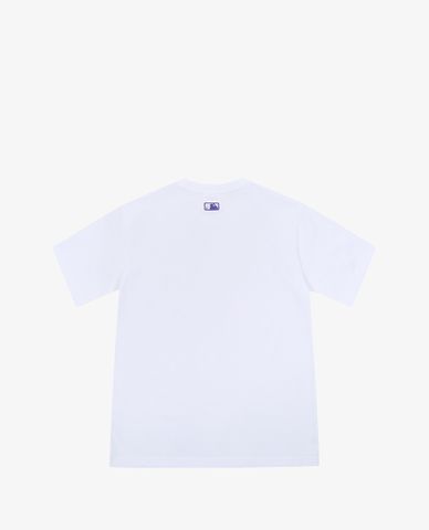  MLB - Áo thun cổ tròn ngắn tay Basic Logo 