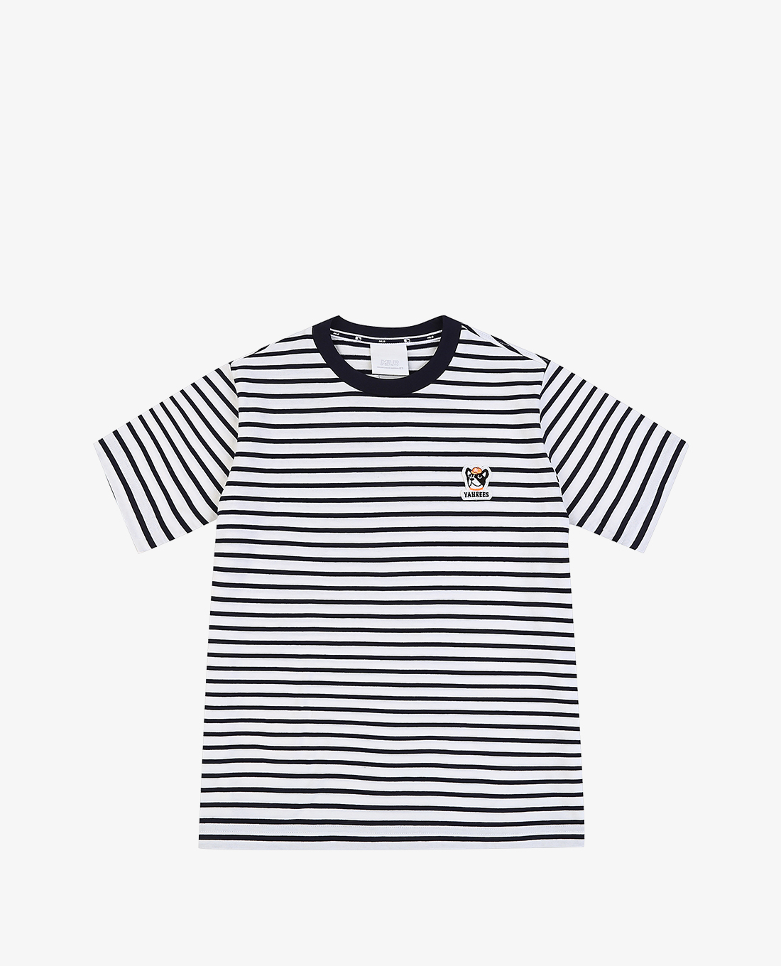 MLB - Áo thun cổ tròn ngắn tay Bark Stripe