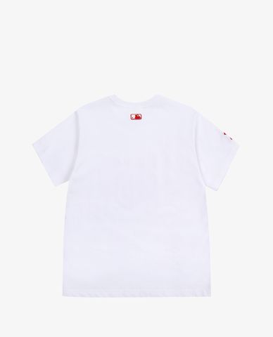  MLB - Áo thun cổ tròn ngắn tay Heart Love Over Fit 