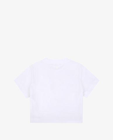  MLB - Áo croptop nữ tay ngắn cổ tròn phom suông thời trang 