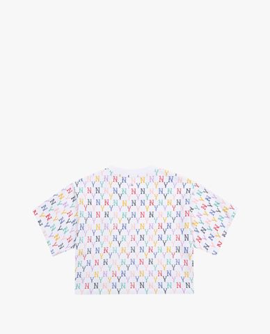  MLB - Áo croptop nữ tay ngắn Monogram Multi Crop 