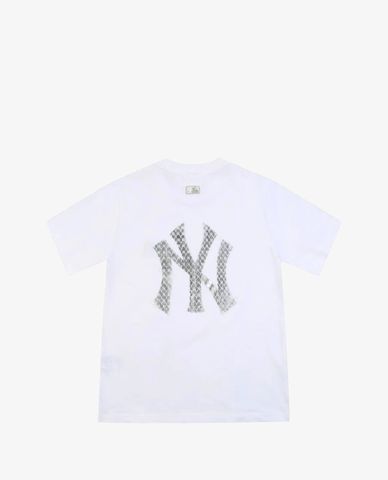  MLB - Áo thun cổ tròn tay ngắn White Unisex 