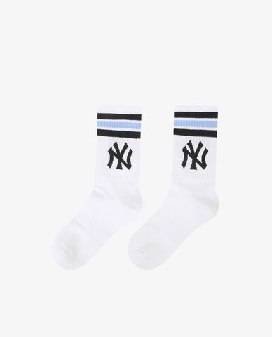  MLB - Vớ cổ cao thời trang Striped Big Logo 