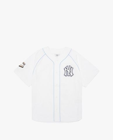  MLB - Áo bóng chày unisex tay ngắn Common Pixel 