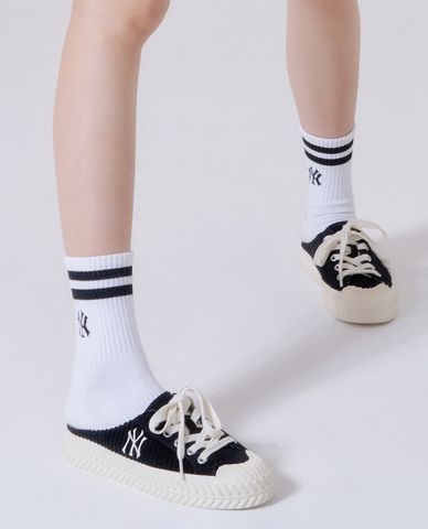  MLB - Vớ cổ cao Two Line Small Logo 