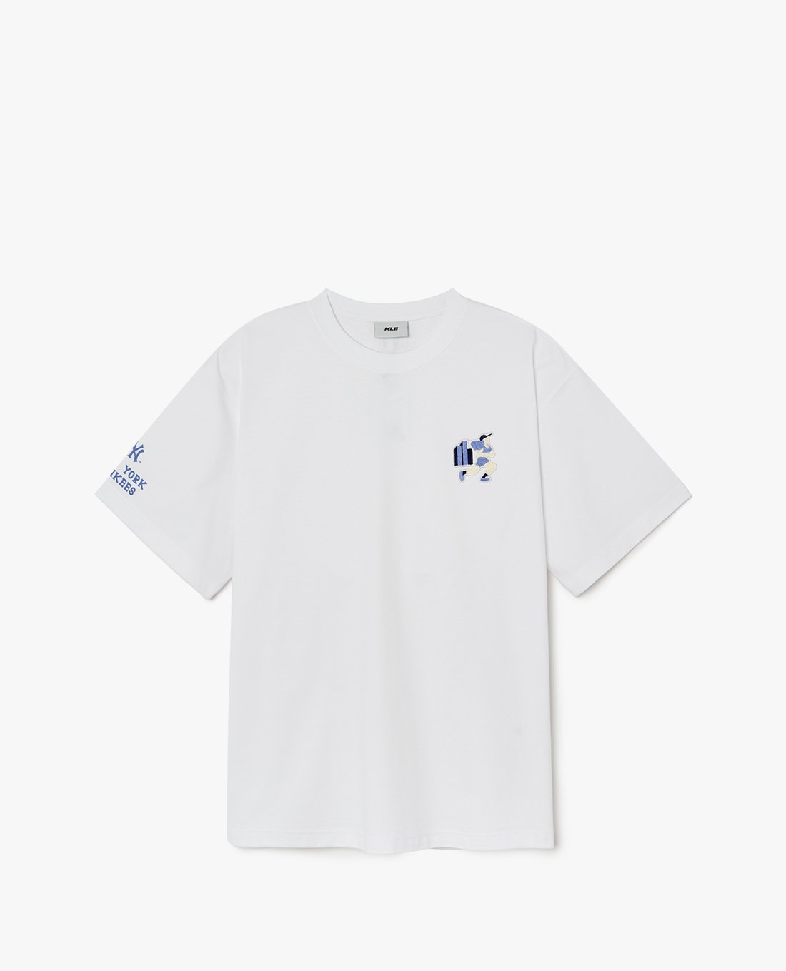 MLB - Áo thun unisex cổ tròn tay ngắn phom suông năng động