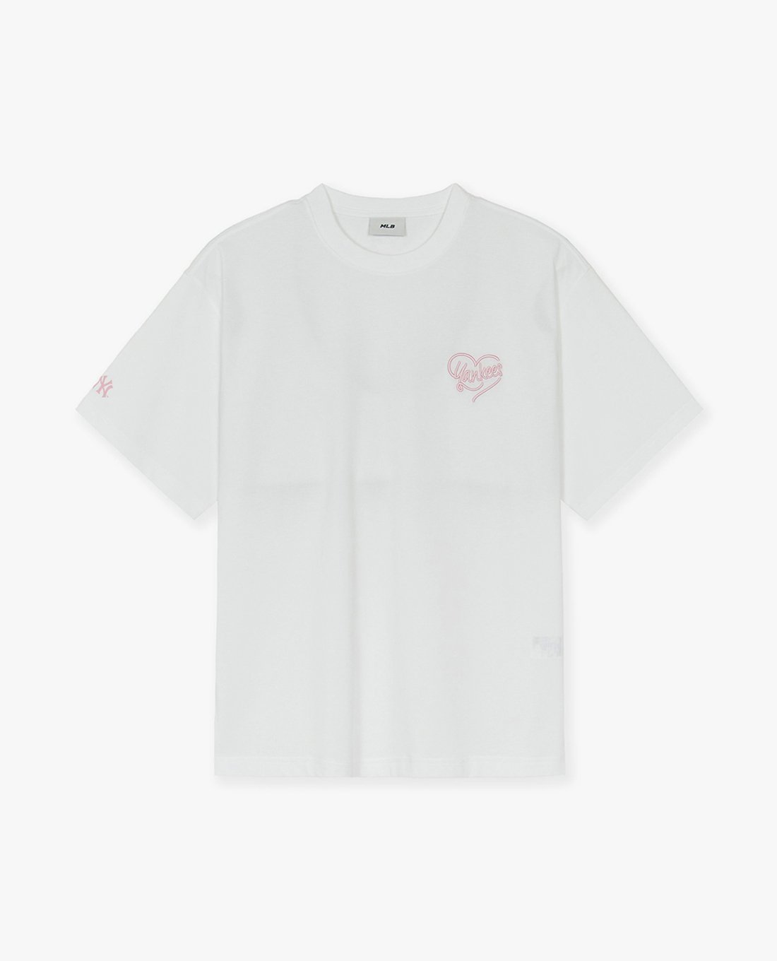 MLB - Áo thun unisex Heart Overfit