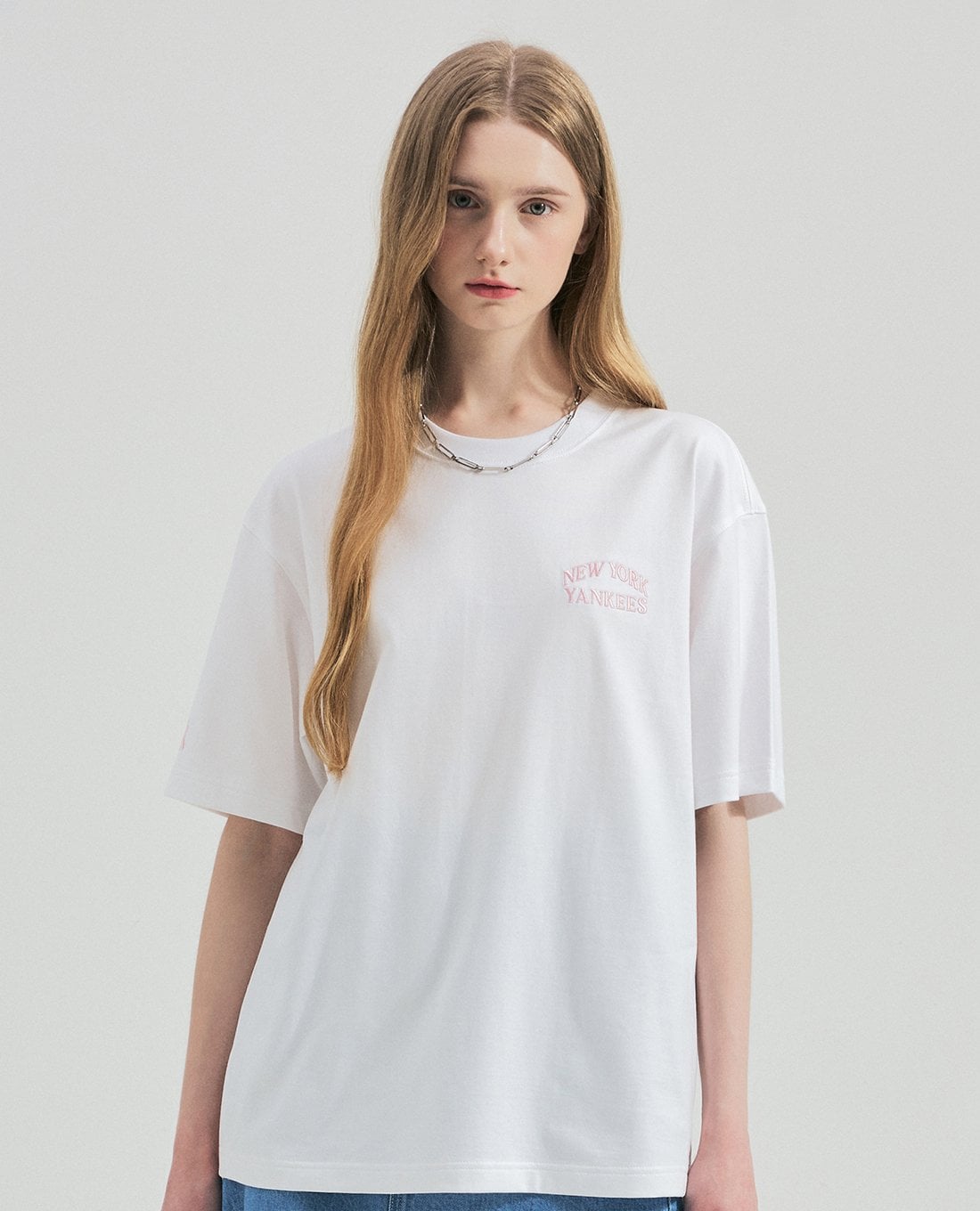 MLB - Áo thun unisex cổ tròn tay ngắn Vintage Sports Functional Big Logo