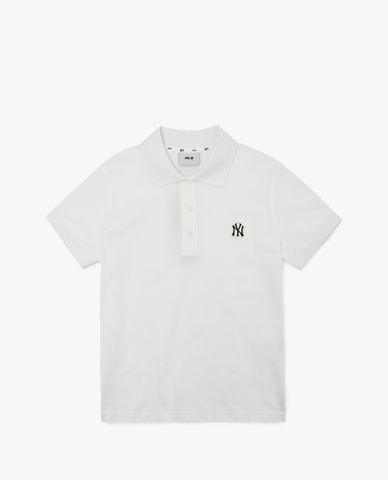  MLB - Áo polo nữ ngắn tay Basic Slimfit 