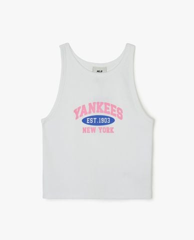  MLB - Áo ba lỗ nữ phom croptop Varsity Slim Fit 